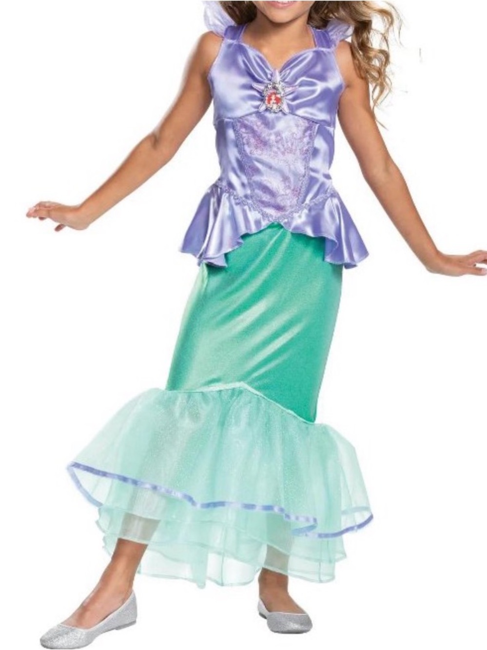 M 7/8 • Disney NEW Ariel Little Mermaid Costume Disney Princess Dress